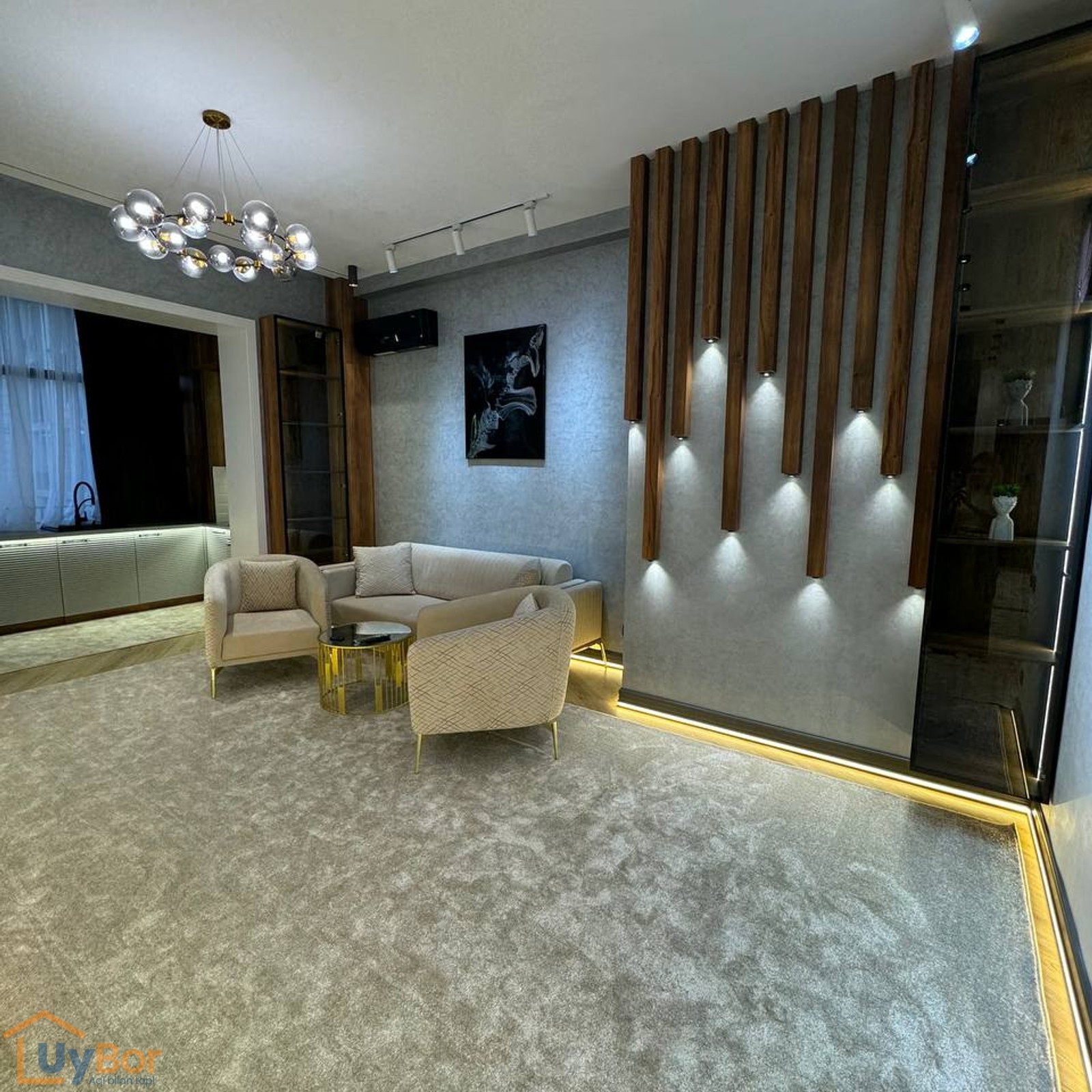 A 3-rooms well Furnished apartment for sale in district Yunusabad,  Tashkent city.